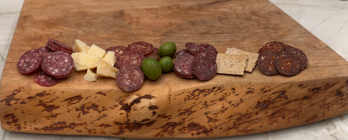Uncured Hot Italian Dried Sausage with Basil