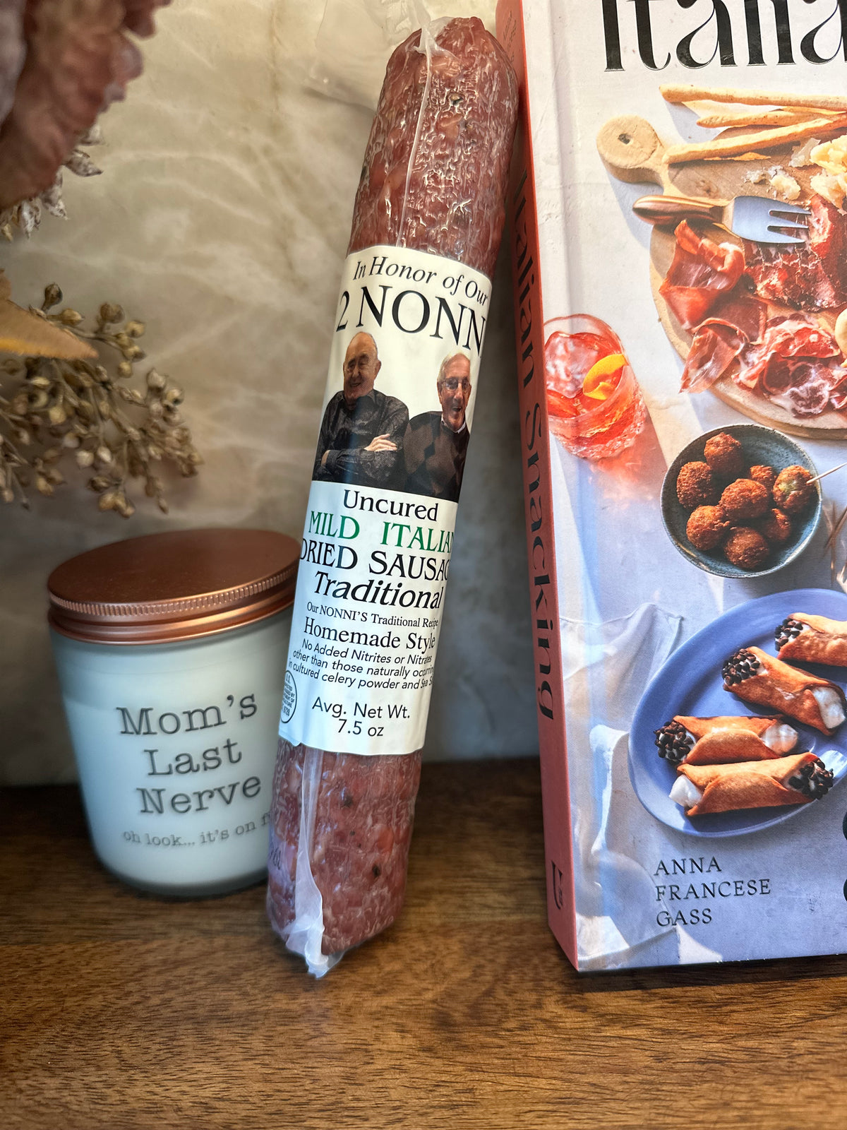 Uncured Traditional style Mild Italian Dried Sausage